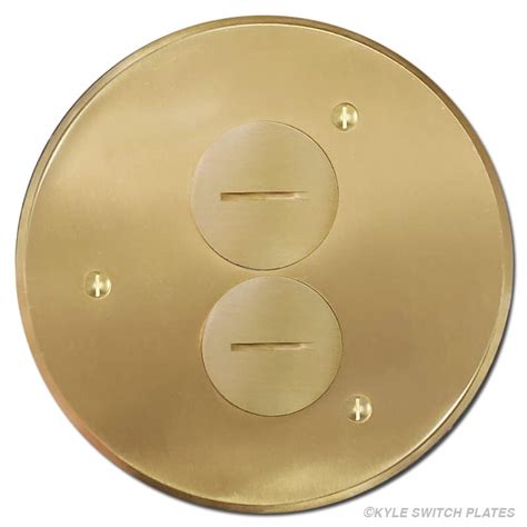 round electrical box covers|round receptacle outlet cover plates.